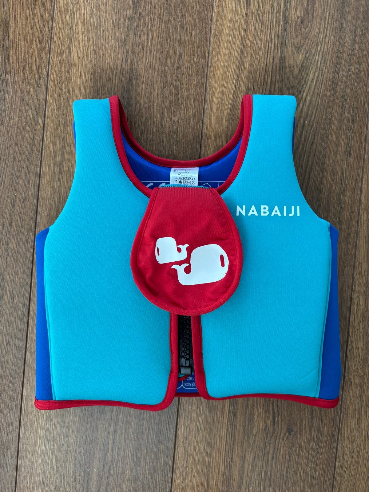 Zwemvest kind 18-30kg Decathlon (NABAJI), Ophalen of Verzenden, Zo goed als nieuw, Kind, Reddingsvest of Zwemvest