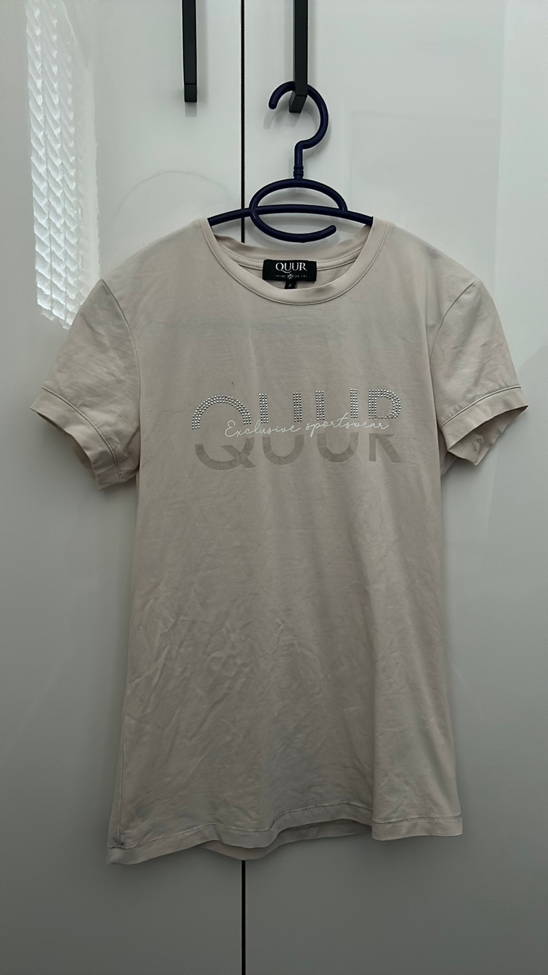 Quur shirt beige/S, Dieren en Toebehoren, Paardrijkleding, Ophalen of Verzenden, Zo goed als nieuw, Dressuur, Bovenkleding