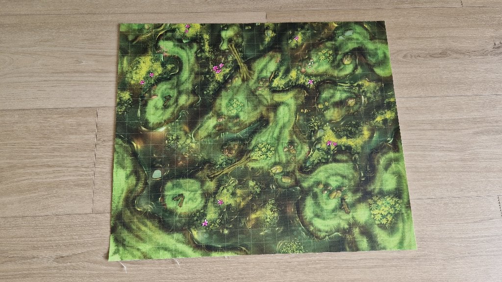 4x battle map / battlemat 60x50cm (set 4), Ophalen of Verzenden, Overige soorten