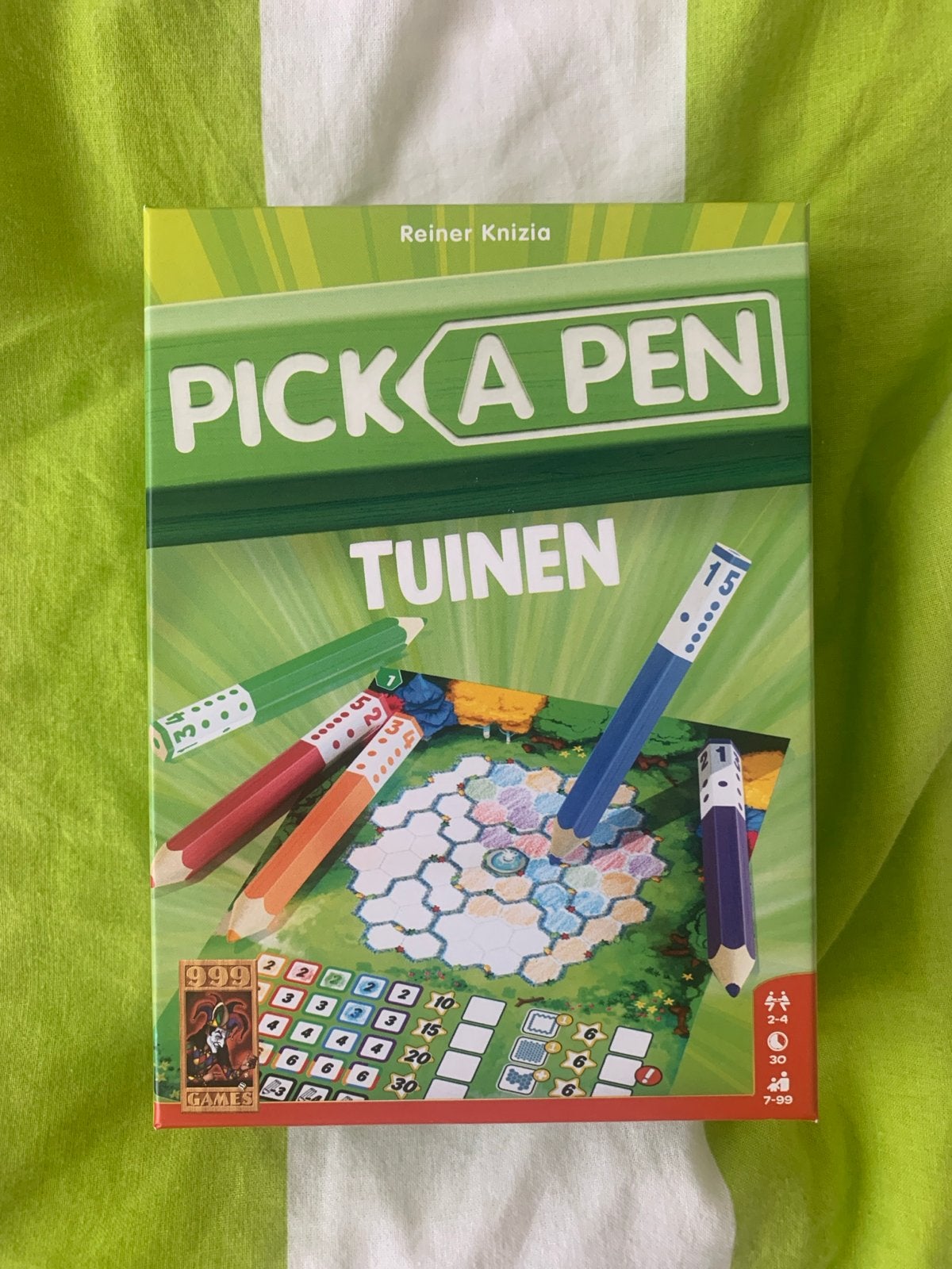 Pick a Pen: Tuinen - Nieuw en Ongeopend Roll & Write Spel, Drie of vier spelers, Ophalen, Nieuw