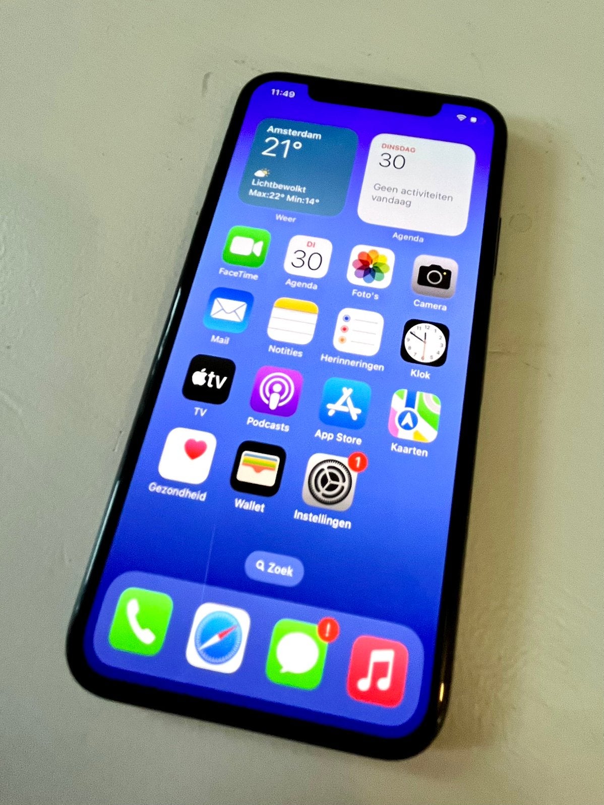 Iphone X 256GB accu 90% met case en nieuwe screenprotector, 256 GB, Gebruikt, Zwart, Zonder simlock