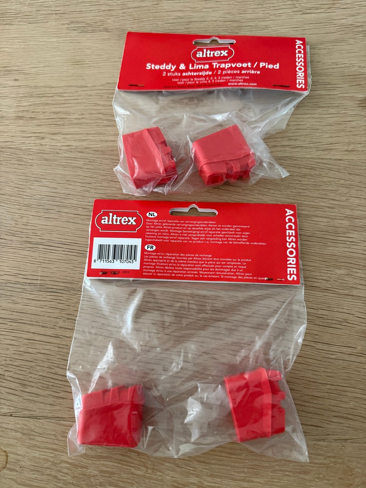 Altrex Steddy & Lima Trapvoet Achterzijde (2 stuks), Doe-het-zelf en Verbouw, Ophalen of Verzenden, Nieuw, Trap