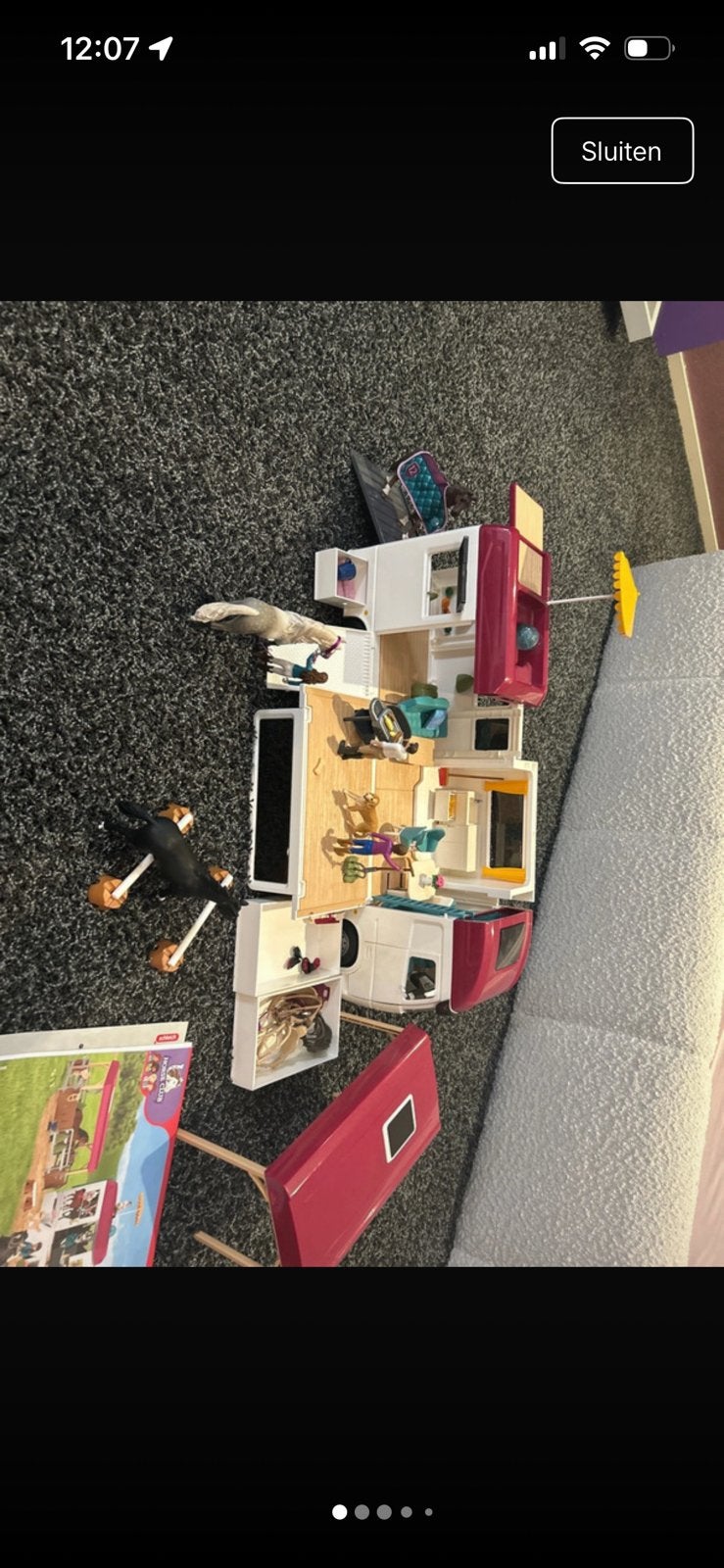 Schleich camper, Ophalen of Verzenden, Zo goed als nieuw