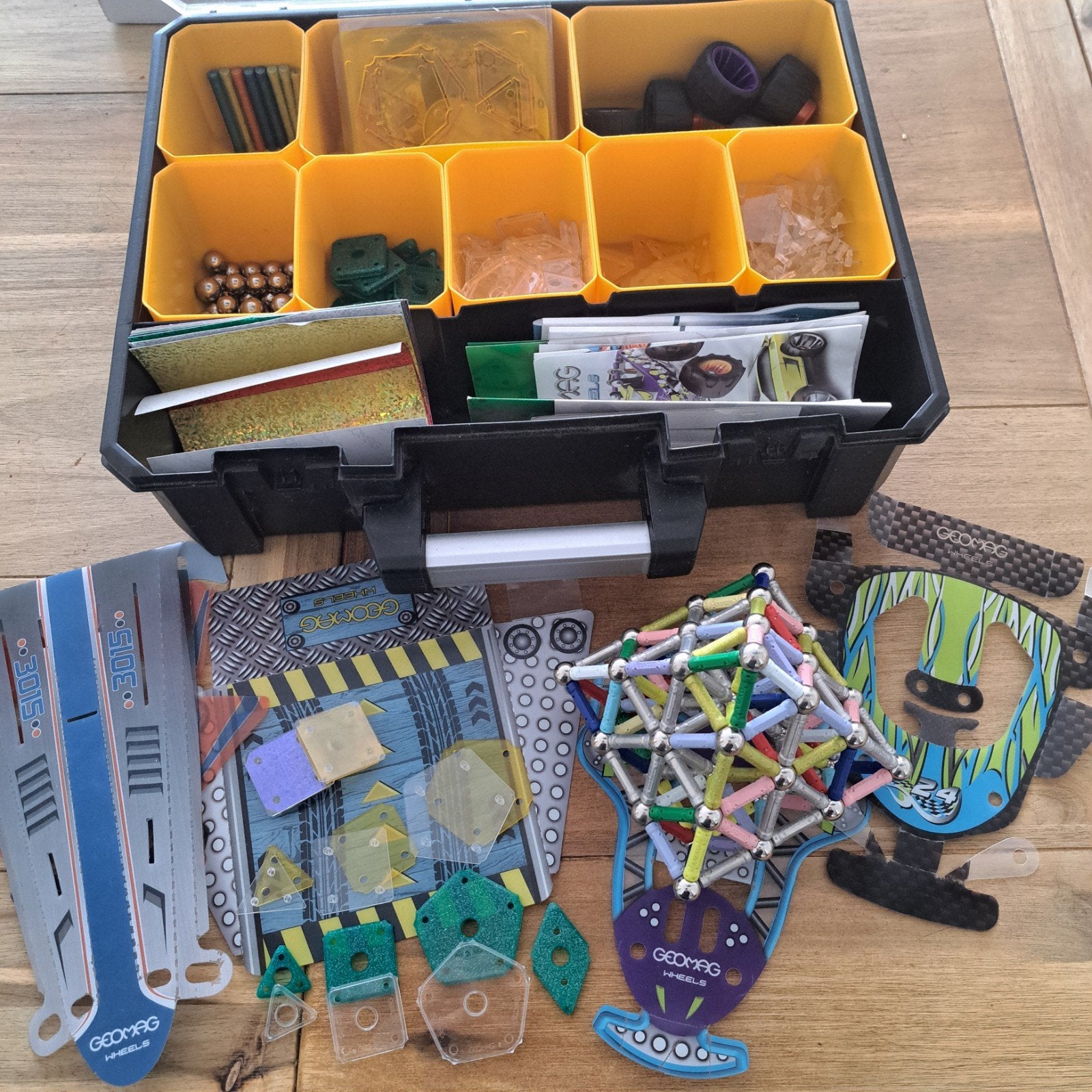 Geomag; magnetisch speelgoed, Ophalen, Gebruikt