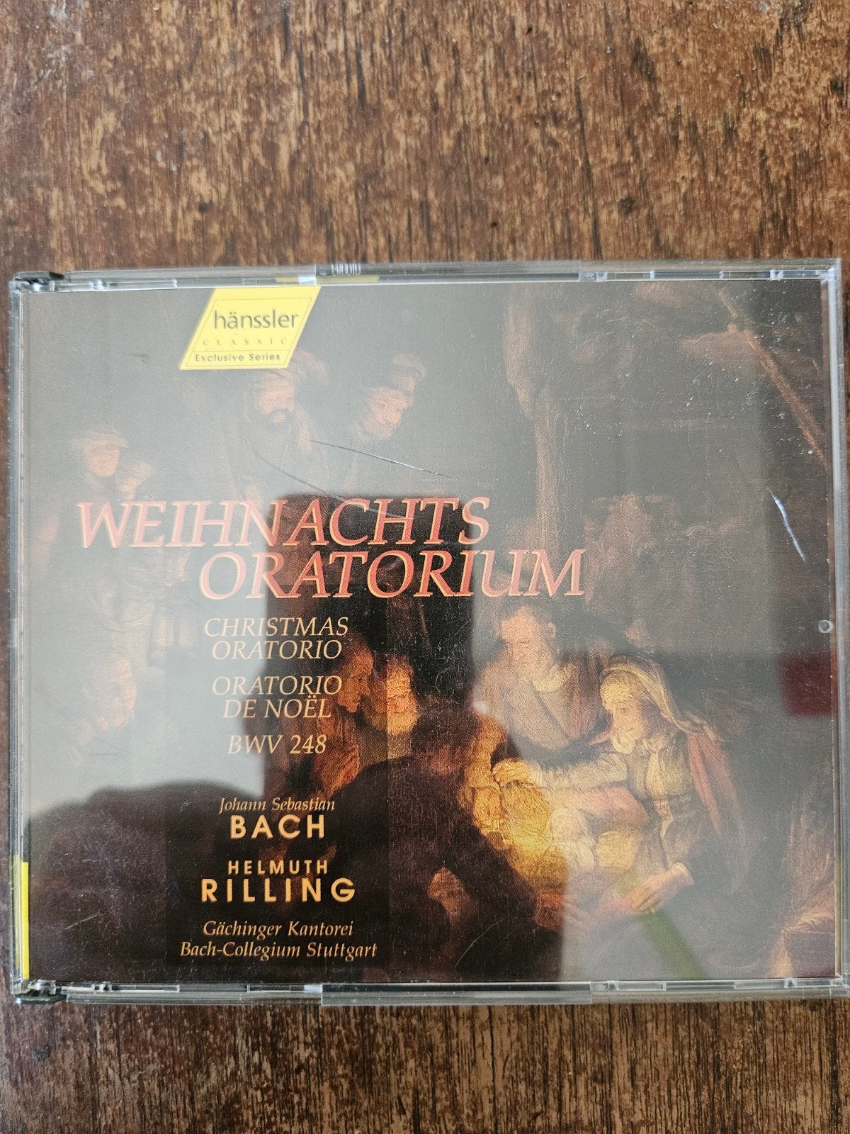 Bach: Weihnachtsoratorium - Helmuth Rilling (3-CD), Boxset, Inclusief doosje, Ophalen of Verzenden, Zo goed als nieuw