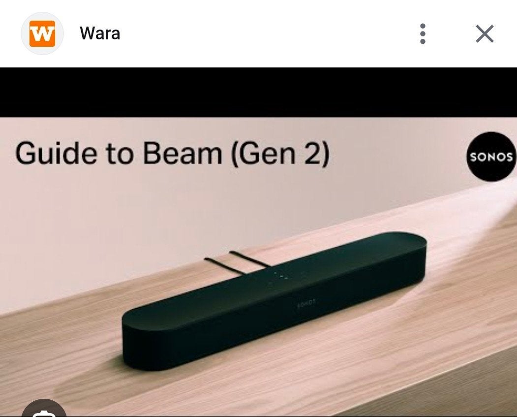 Sonos Beam (Gen 2) Soundbar - Zo goed als nieuw, Ophalen of Verzenden, Bluetooth, Zo goed als nieuw