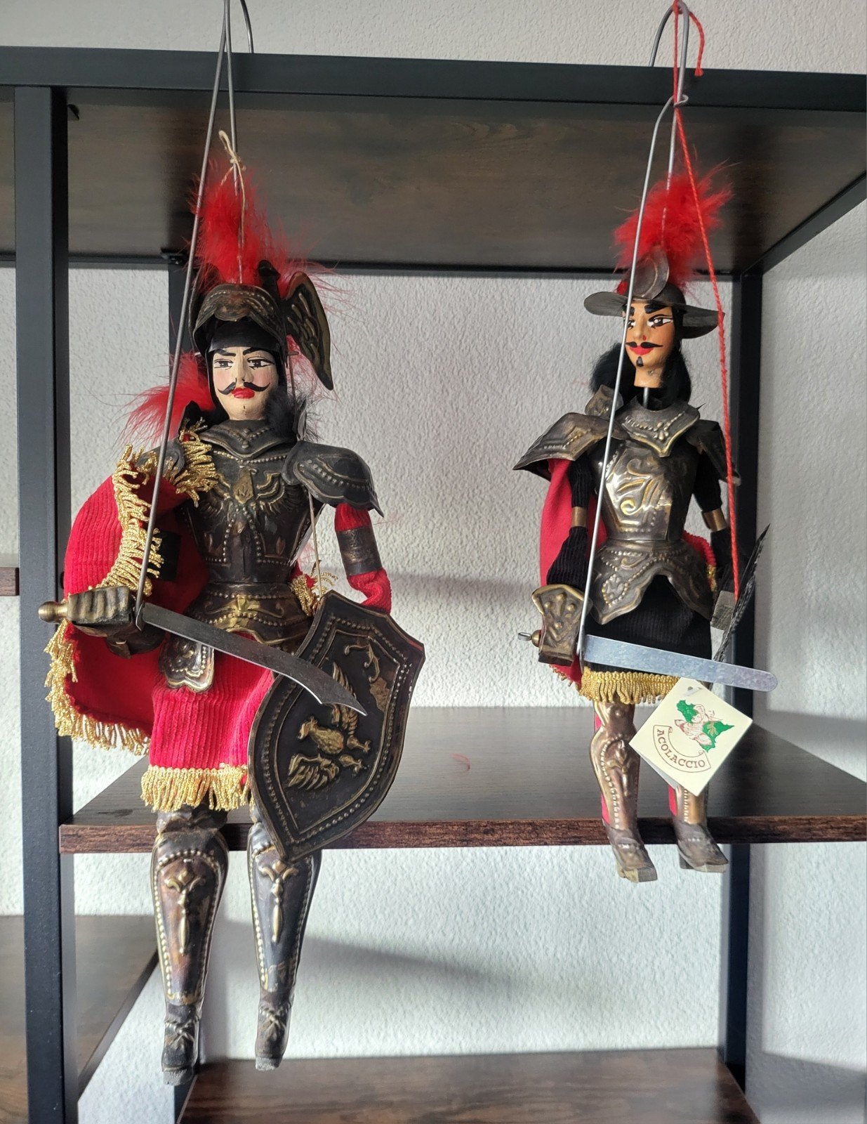 Handgemaakte Siciliaanse Marionet - Ridder, Ophalen of Verzenden
