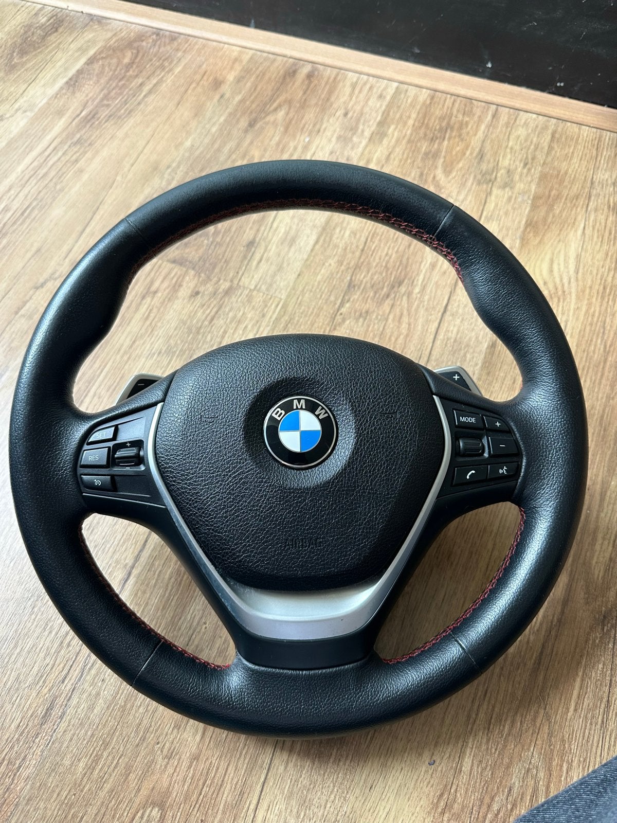 BMW F30 Origineel OEM Stuur met Airbag en flippers, Ophalen, Gebruikt, BMW