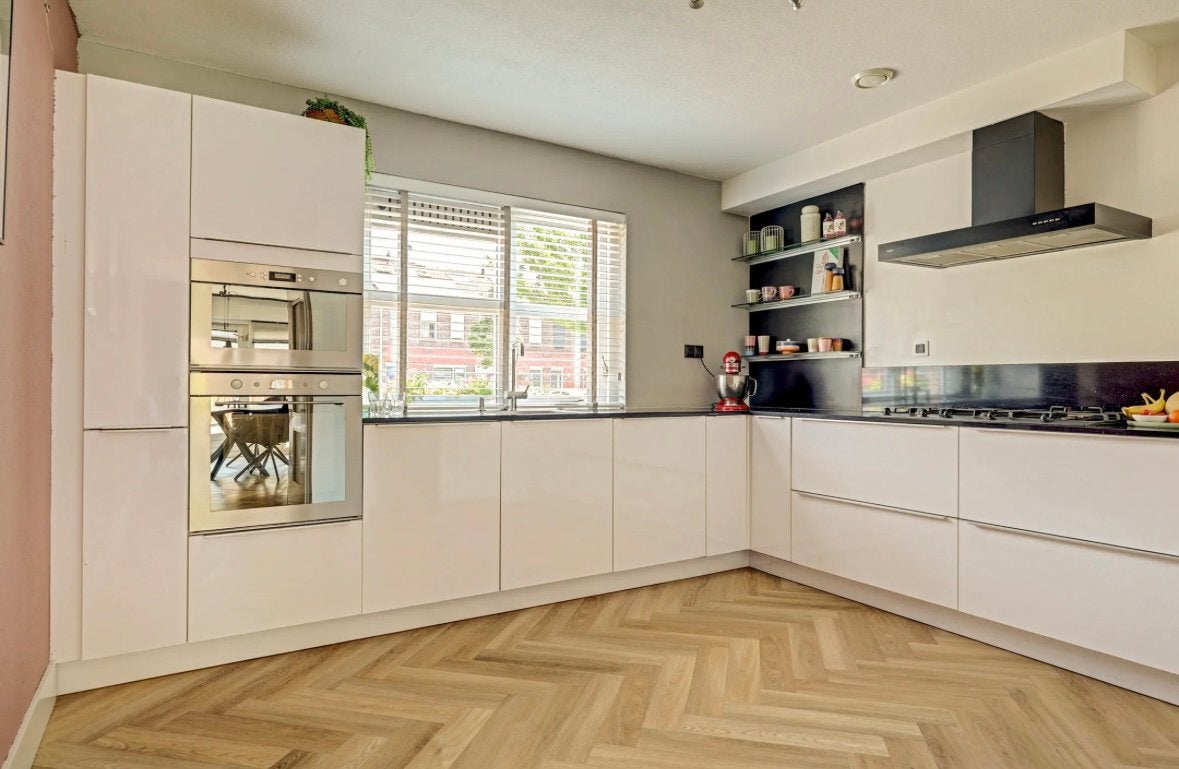 Gereserveerd! Gratis keuken af te halen – wit hoogglans, Ophalen, Gebruikt, Wit, Hoekkeuken
