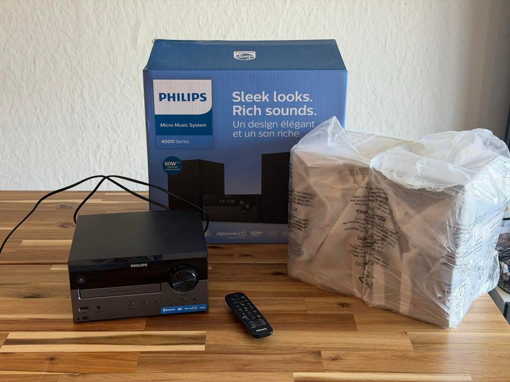 Philips stereo M4505 Zo goed als nieuw, Audio, Tv en Foto, Stereo-sets, Ophalen of Verzenden, Zo goed als nieuw, Tuner of Radio