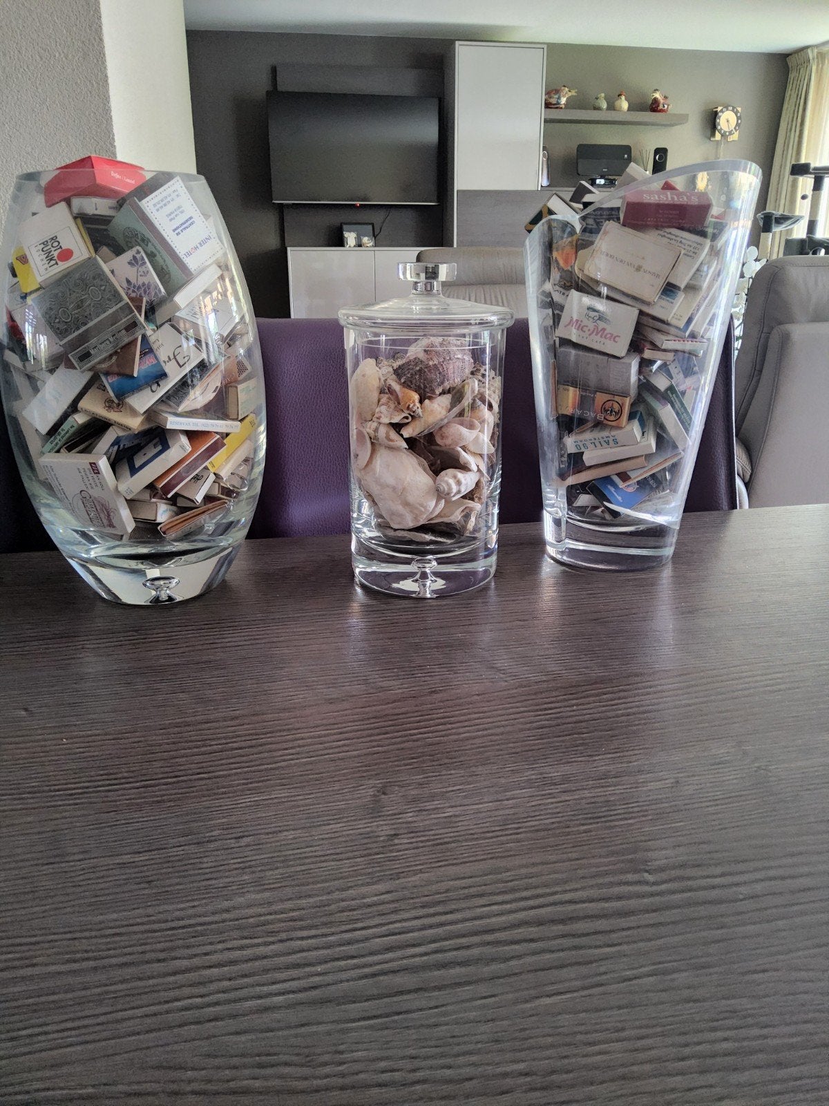 Verzameling luciferdoosjes en schelpen., Ophalen, Gebruikt, Luciferdoosjes of -merken