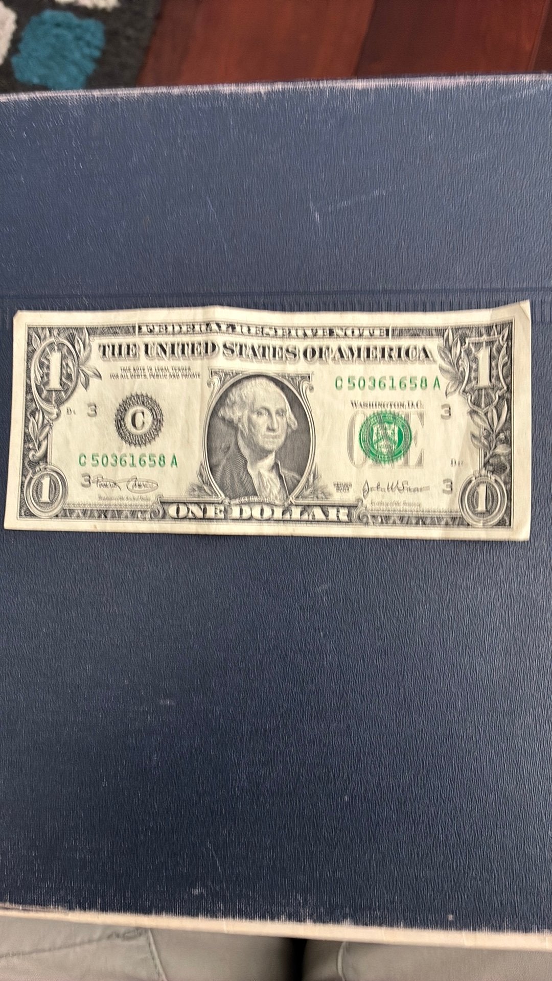 Usa 1 dollar serie 2003, Ophalen of Verzenden, Noord-Amerika, Los biljet
