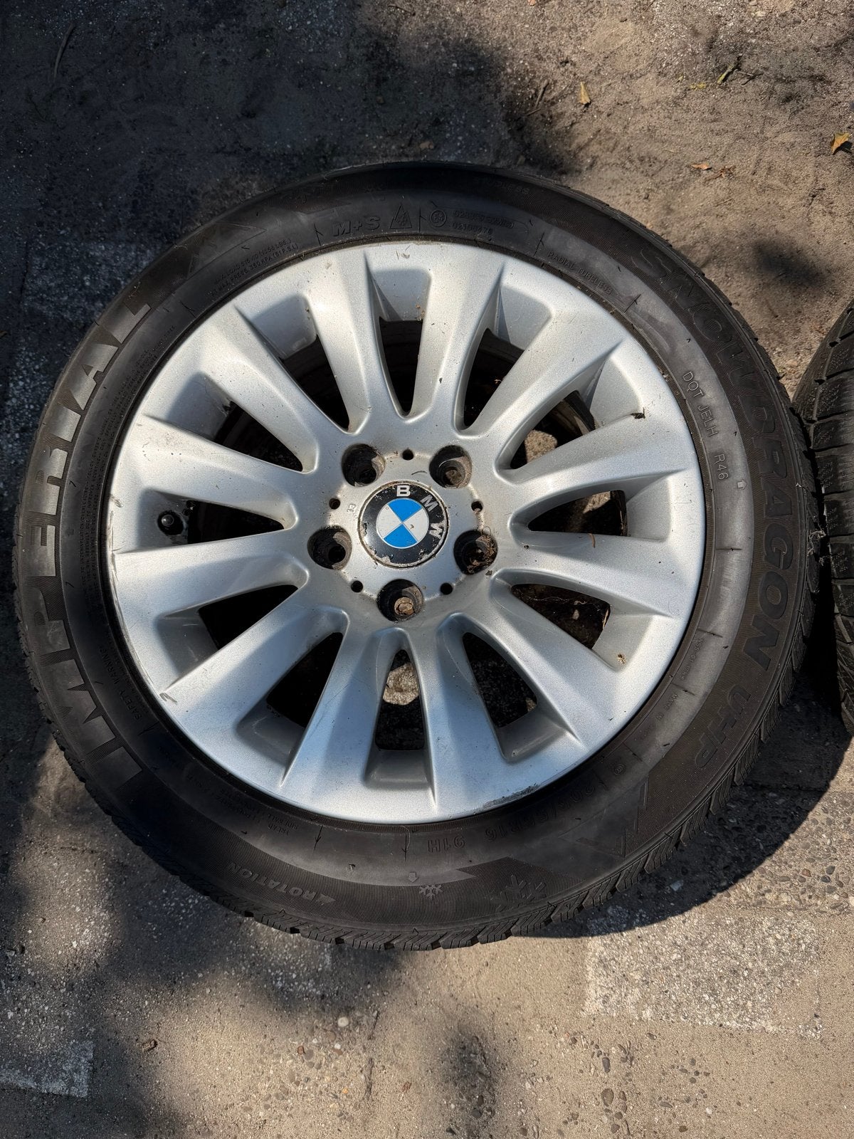 205/55R16 Winterbanden - Goed profiel voor nog een seizoen, Ophalen, Gebruikt, 16 inch, Band(en)