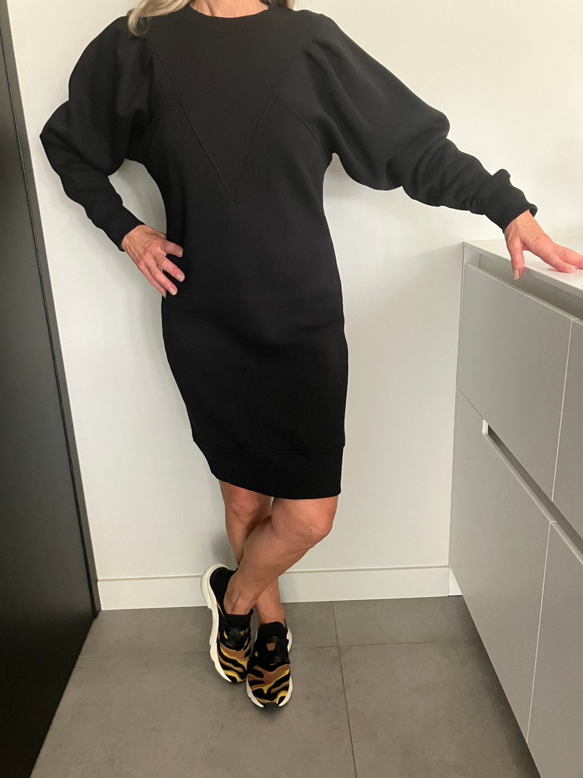 Est’Seven jurk, Kleding | Dames, Zwart, Ophalen of Verzenden, Zo goed als nieuw, Maat 34 (XS) of kleiner