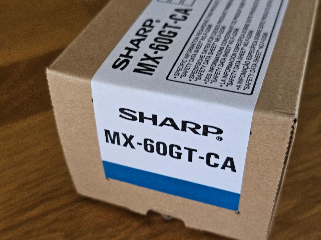 Sharp MX-60GT-CA cyan originele toner, Ophalen of Verzenden, Nieuw, Toner, Sharp