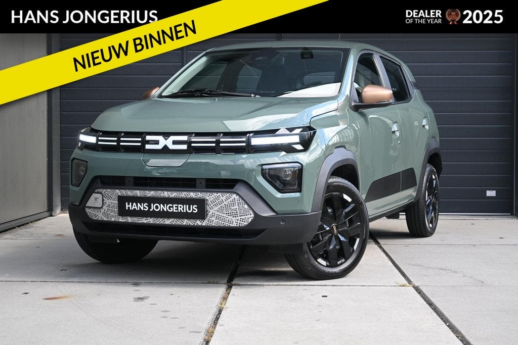 Dacia Spring Extreme 65 26.8 kWh | DC-LADER | CAMERA | NAVI, Gebruikt, 4 stoelen, Leder en Stof, Origineel Nederlands