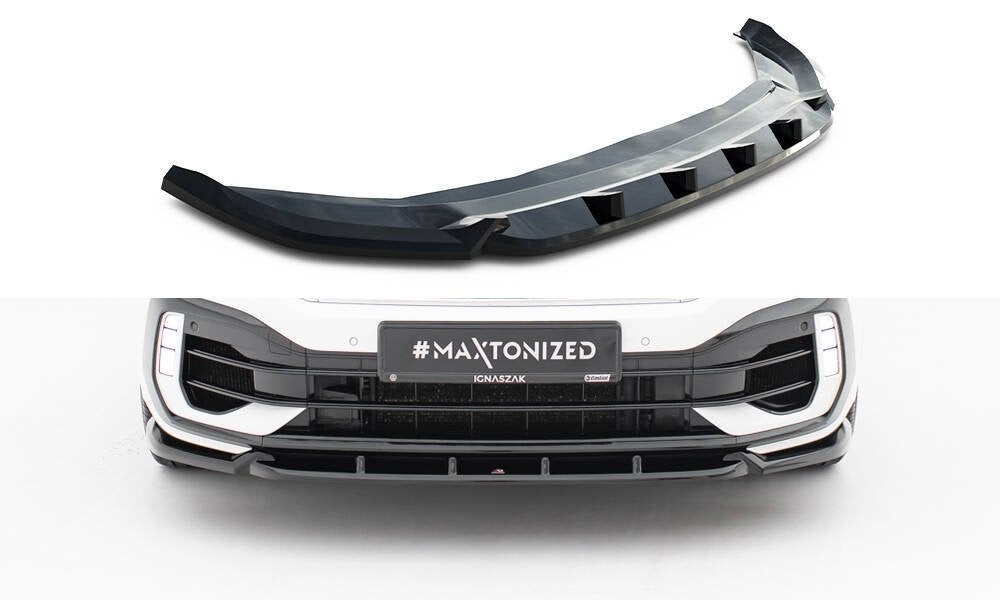 Voorlip spoiler sideskirt diffuser - VW T-Roc R 17-21, Auto diversen, Tuning en Styling, Ophalen of Verzenden