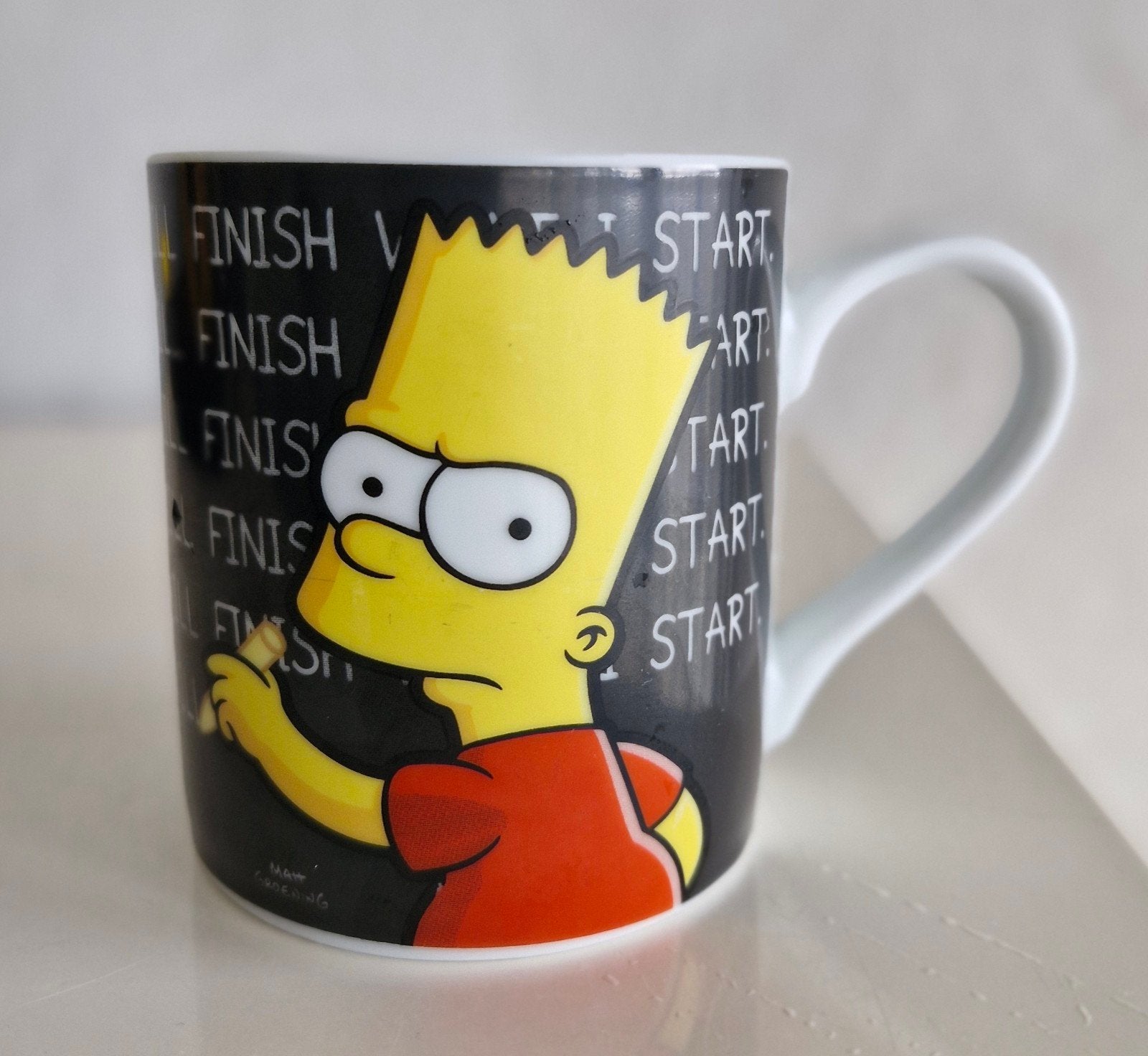 Beker Bart Simpson, Huis en Inrichting, Keuken | Servies, Ophalen of Verzenden, Zo goed als nieuw, Overige stijlen, Kop(pen) en/of Schotel(s)