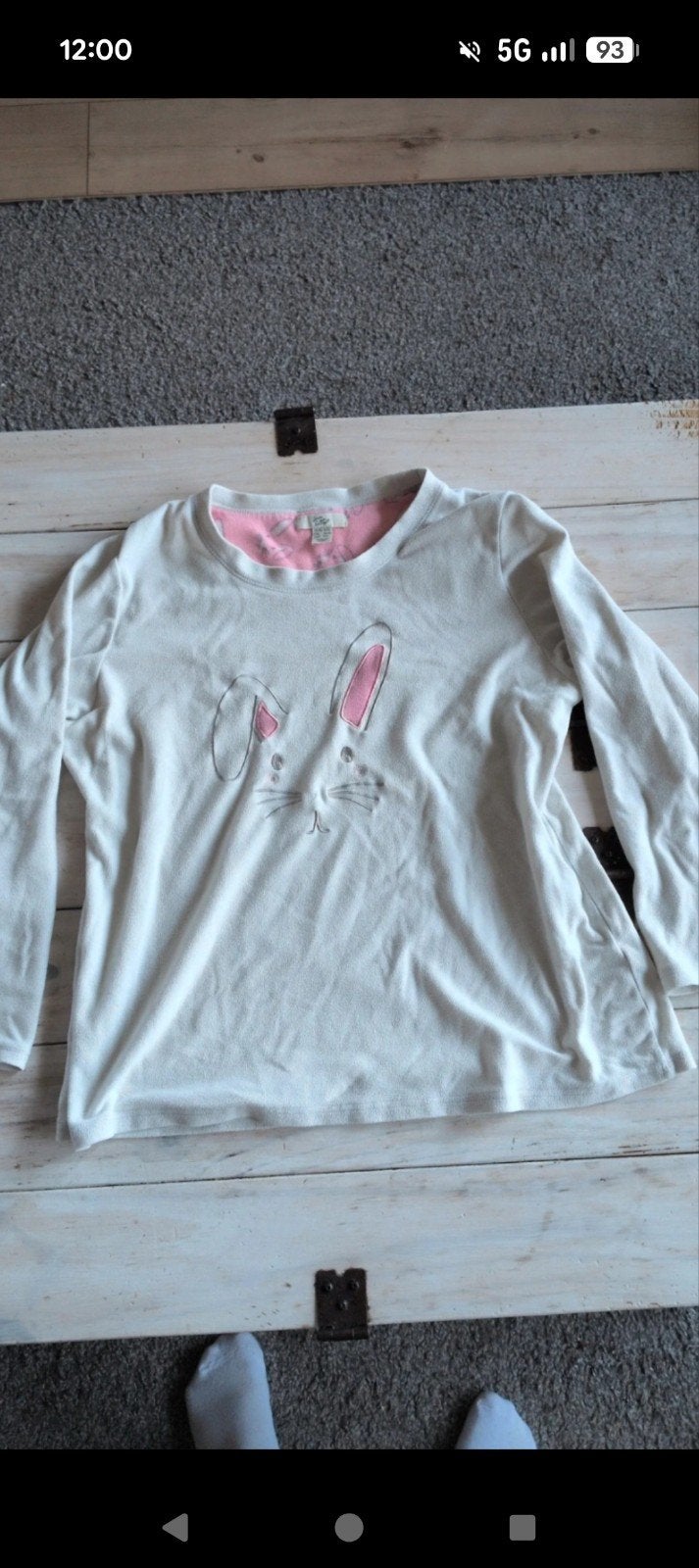 Pyjamashirt konijn, Kleding | Dames, Pyjama's, Love to lounge, Ophalen of Verzenden, Zo goed als nieuw, Maat 38/40 (M)