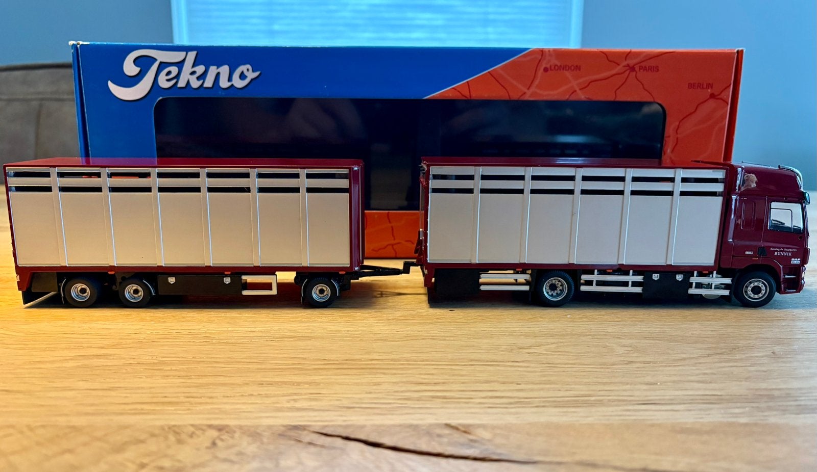 Tekno 1:50 DAF CF 85 Vee combinatie Kassing de Raaphof, Ophalen of Verzenden, Nieuw, Bus of Vrachtwagen, Tekno