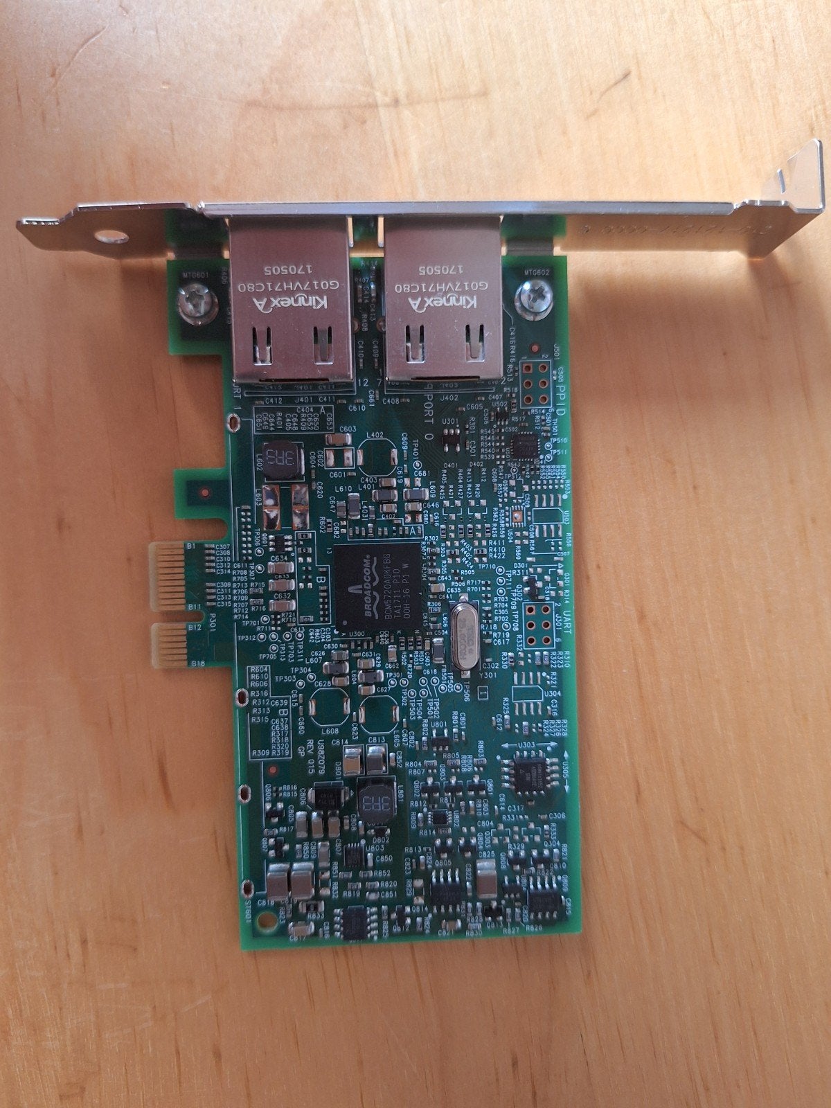 Kingnex Dual Port Gigabit Ethernet Netwerkkaart, Computers en Software, Ophalen of Verzenden, Gebruikt, Intern, Kingnex