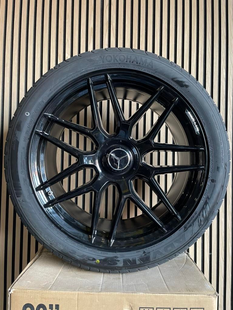 22 inch Mercedes AMG GLE coupe velgen 5x112 + Yokohama MO, 285 mm, Banden en Velgen, Nieuw, Overige maten