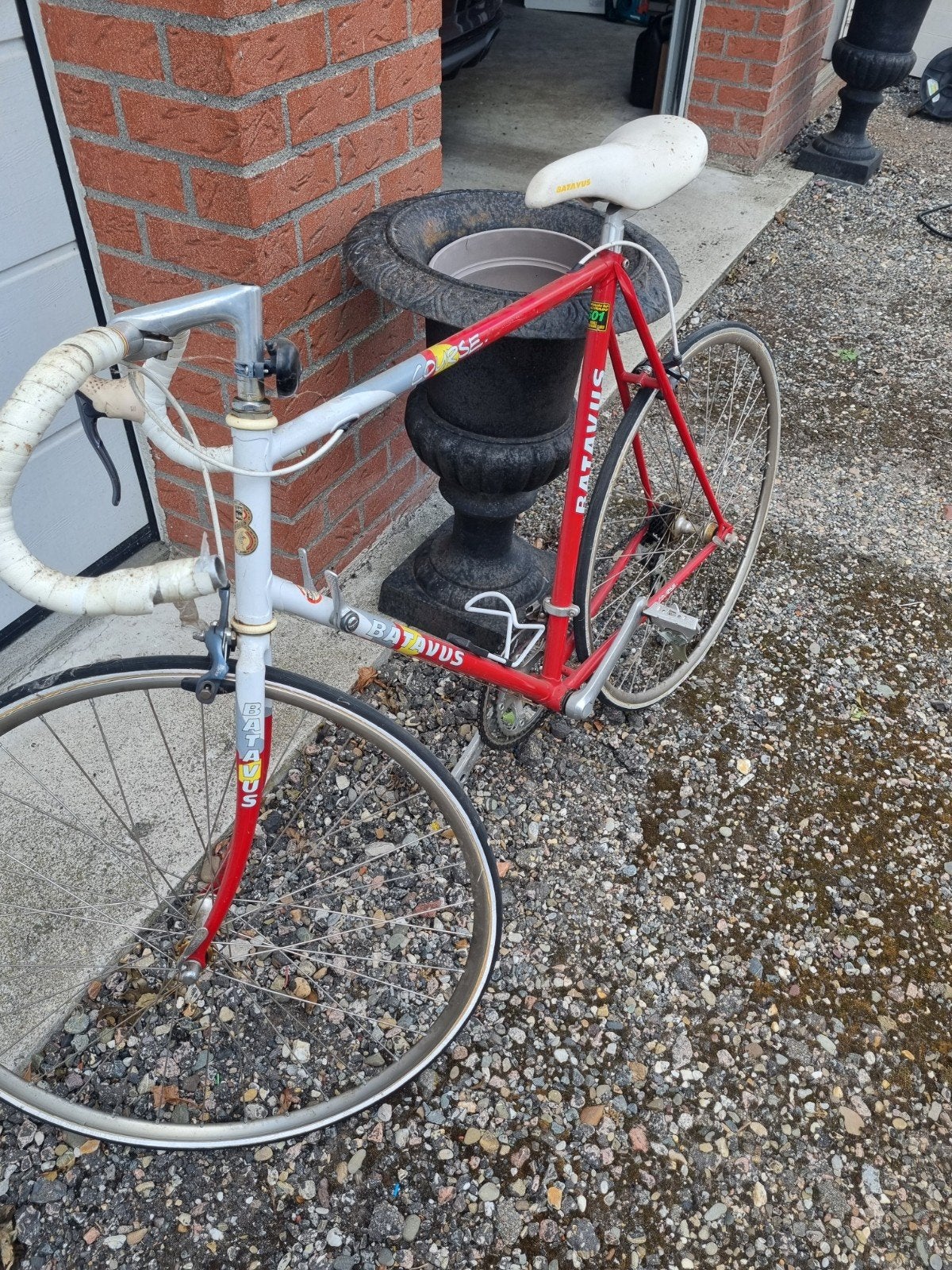 Batavus course racefiets, Fietsen en Brommers, Fietsen | Oldtimers, Ophalen, Velgrem, Jaren '60 of nieuwer