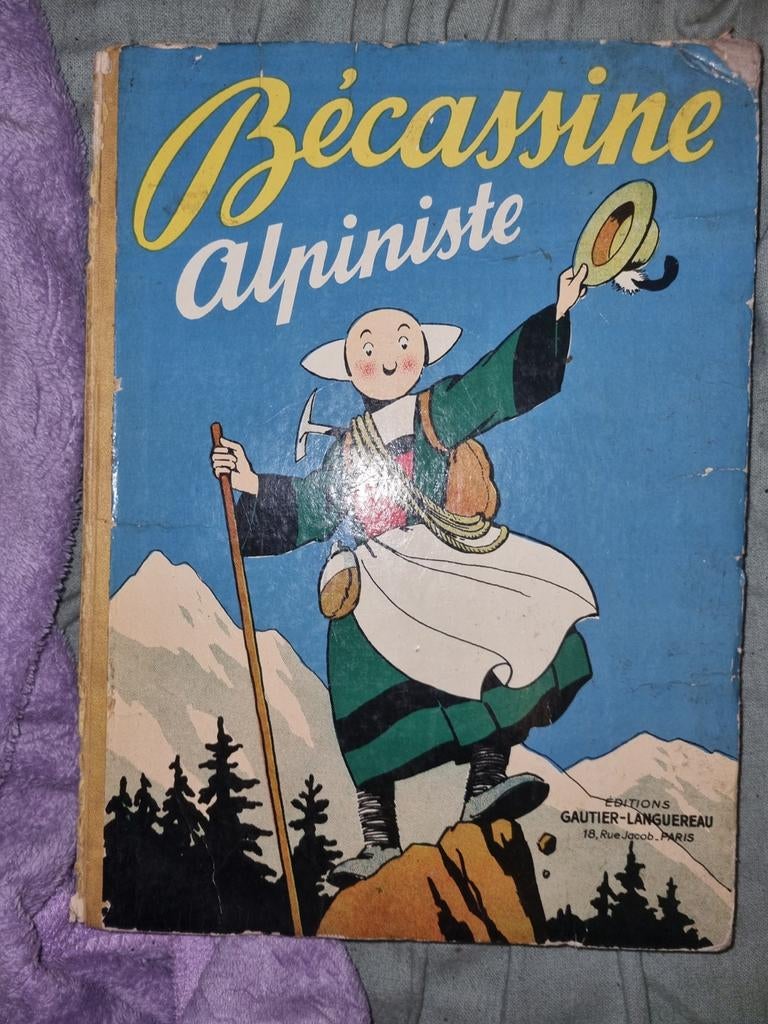 Bécassine Alpiniste - Vintage Frans Stripboek (1950), Boeken, Eén stripboek, Ophalen of Verzenden, Gelezen, Caumery, J.-P. Pinchon