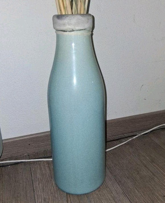 Riverdale fles, Huis en Inrichting, Woonaccessoires | Vazen, Ophalen, Overige kleuren, Glas, Minder dan 50 cm