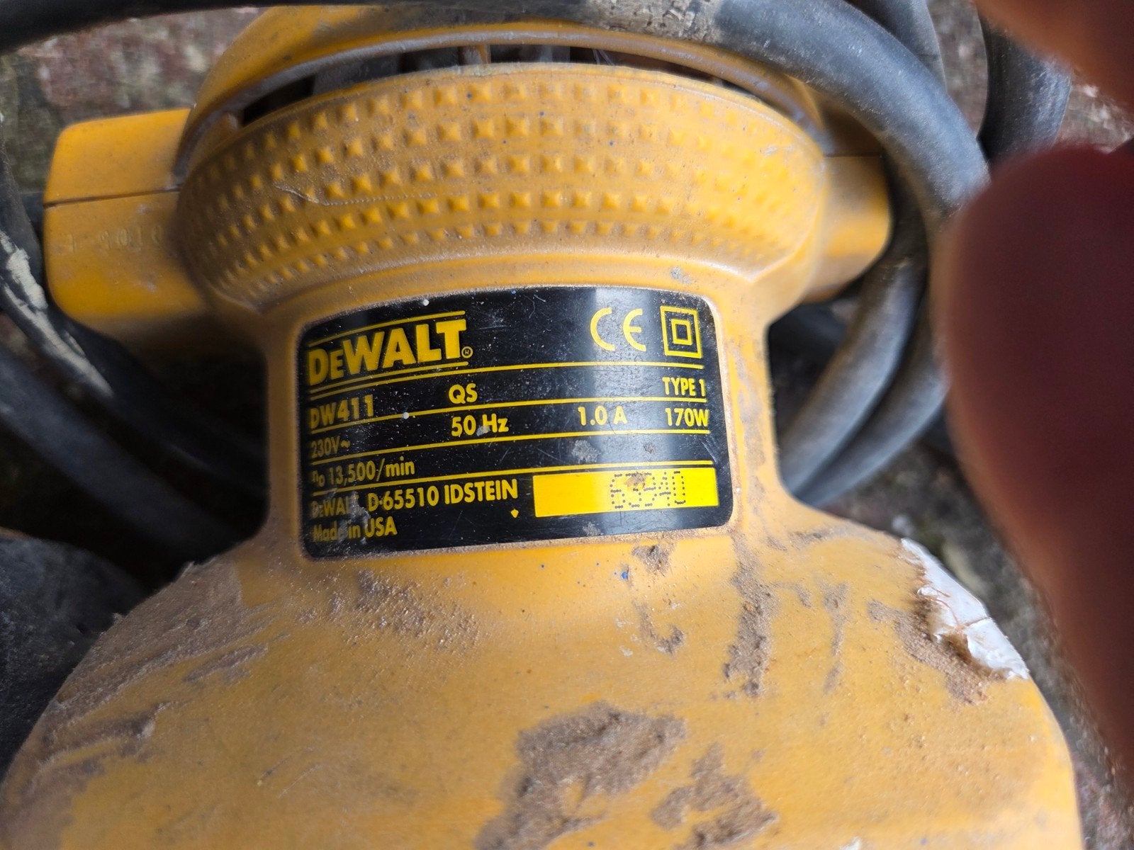 DeWalt DW411 Vlakschuurmachine - Gebruikt, Ophalen of Verzenden, Gebruikt, Minder dan 600 watt, Vlakschuurmachine