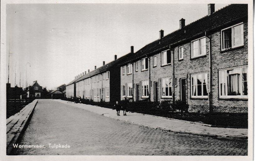 WORMERVEER - TULPKADE, Ophalen of Verzenden, Ongelopen, Noord-Holland