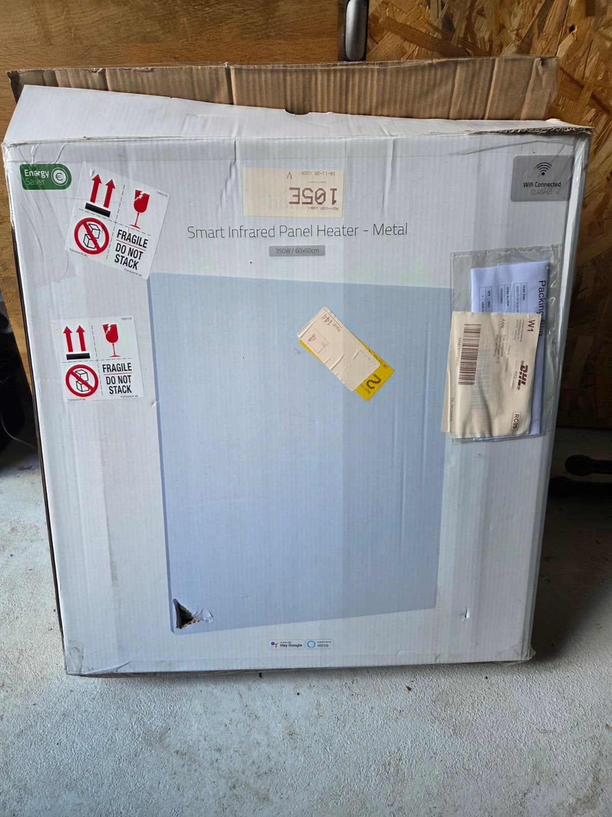 Hombli Smart Infrarood Paneelverwarming - Nieuw in doos, 30 tot 80 cm, Overige typen, Nieuw, Ophalen of Verzenden