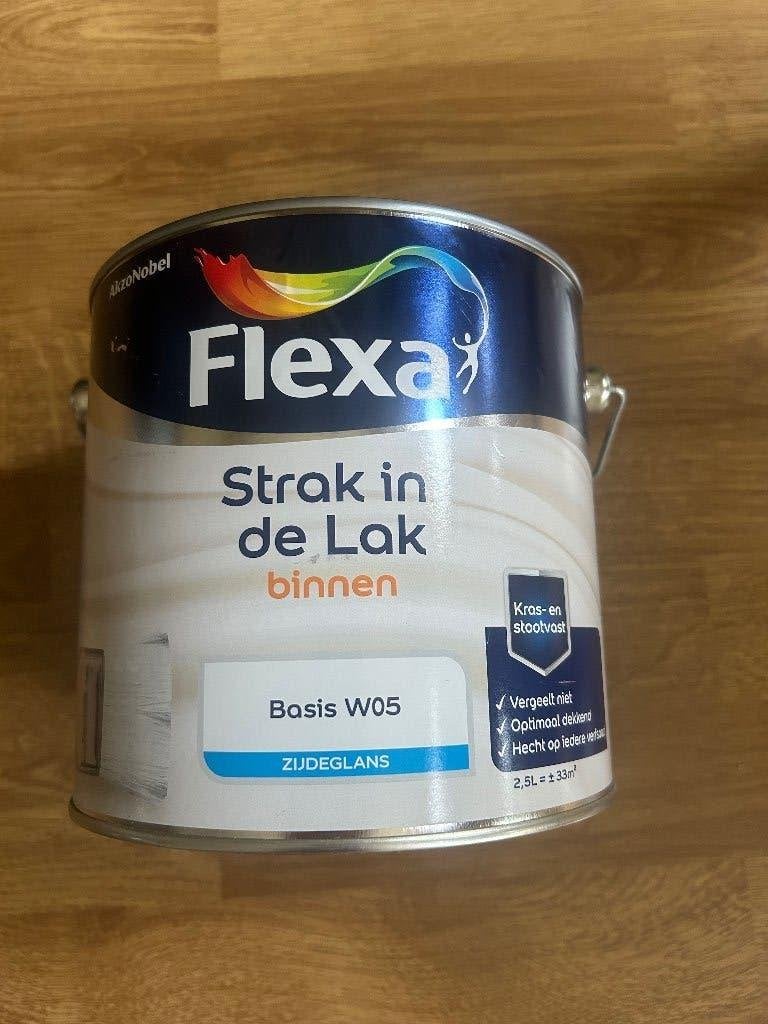 Lak - Flexa Basis en Histor Houtlak - binnen NIEUW, Ophalen, Nieuw, Wit, Lak