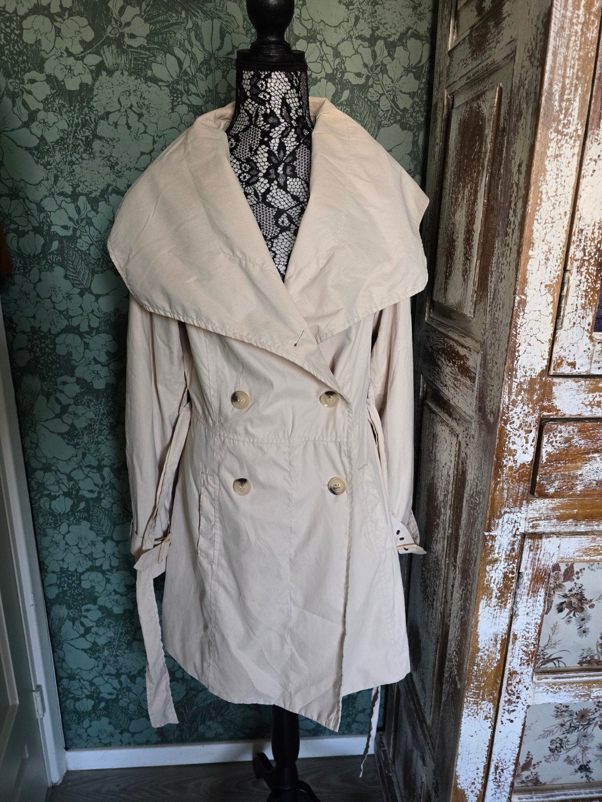 **NIEUW** ZIJDEZACHT JAS RINO & PELLE - INFO ZIE ADVERTENTIE, Verzenden, Nieuw, Maat 38/40 (M), Beige