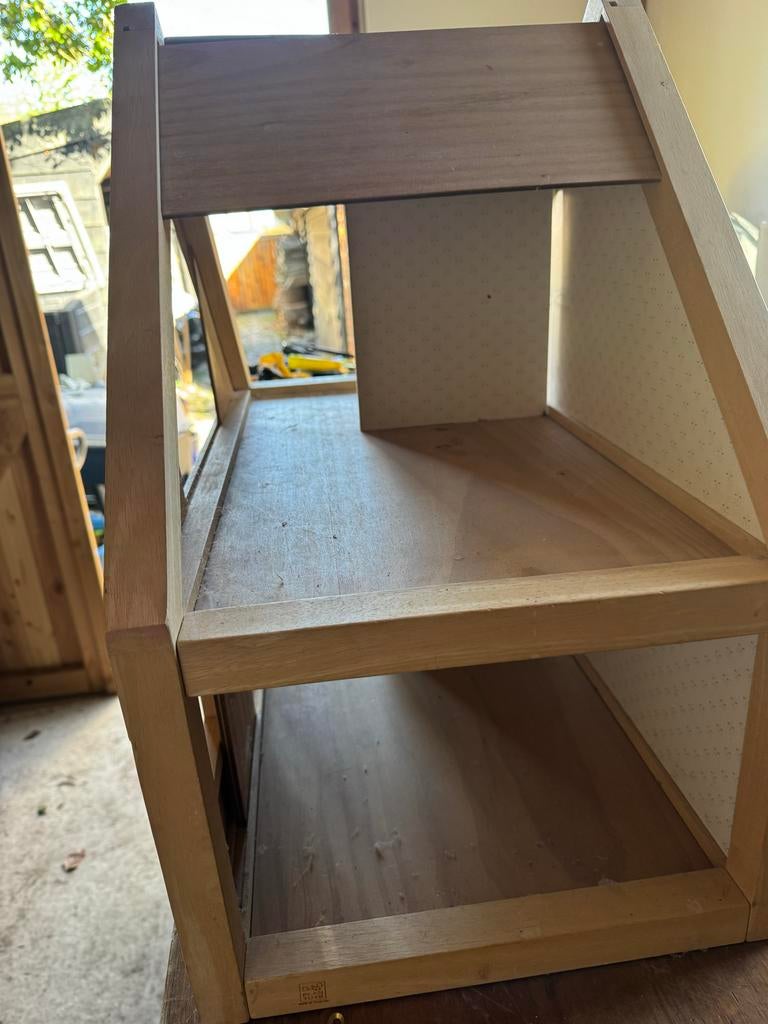 Plan Toys Poppenhuis met inrichting - Houten Speelgoed, Ophalen, Gebruikt, Poppenhuis