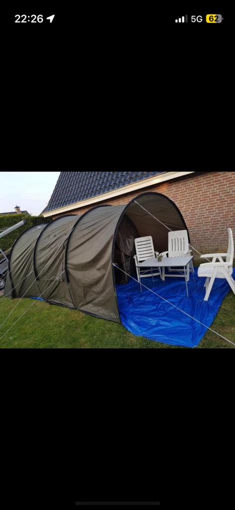 Vrijbuiter koepeltent Zo goed als nieuw, Caravans en Kamperen, Tenten, Ophalen, Zo goed als nieuw, Tot en met 4