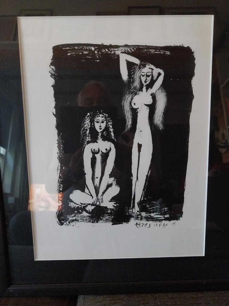 4x Pablo Picasso...Lithografie.., Antiek en Kunst, Ophalen of Verzenden