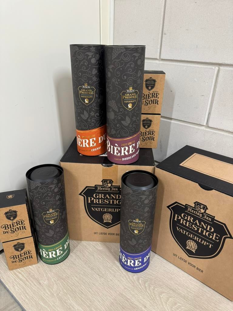 Hertog Jan Vatgerijpt 2022 Geschenkdoos (4x75 cl + glazen), Verzamelen, Ophalen of Verzenden