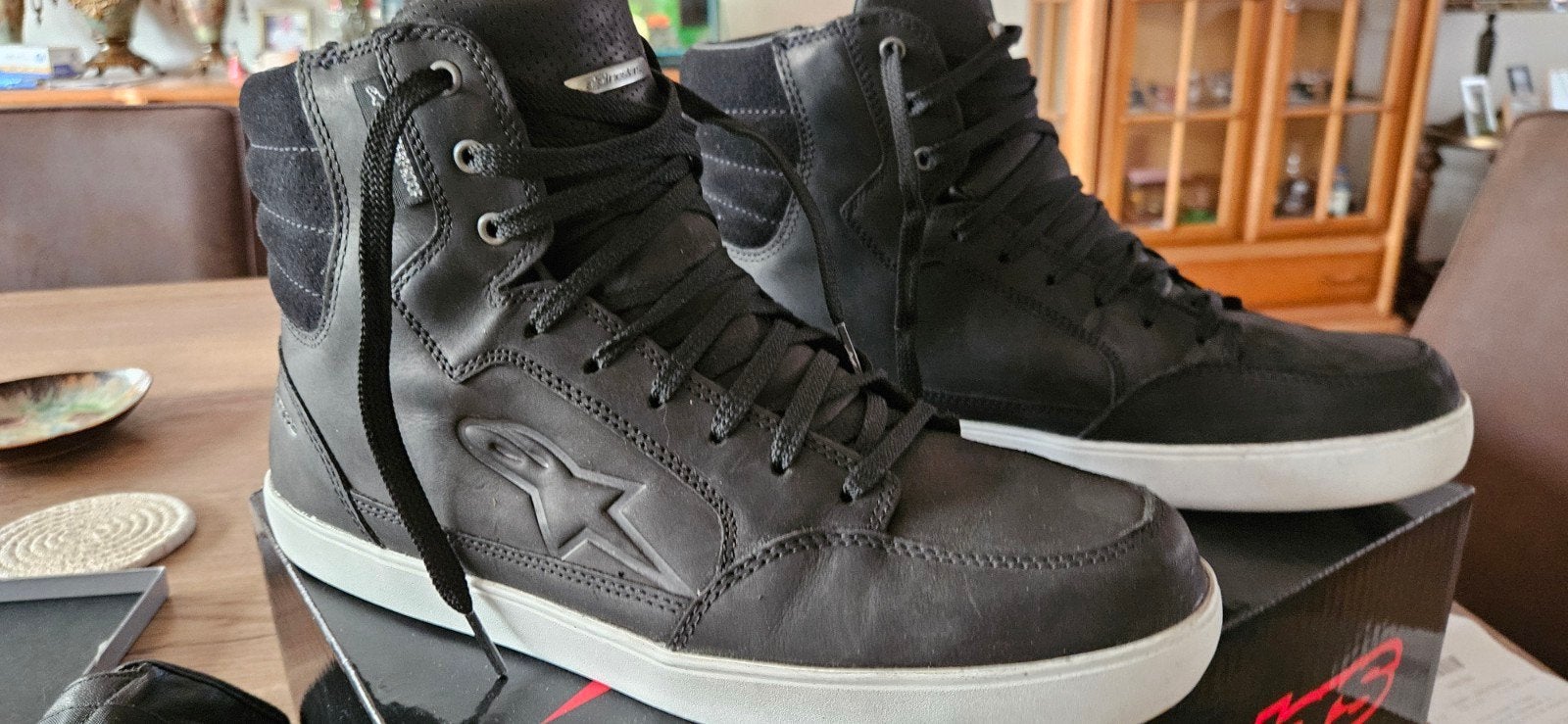 motor schoenen Alpinestars maat 44+ Handschoenen xl zie foto, Motoren, Ophalen of Verzenden, Tweedehands, Handschoenen