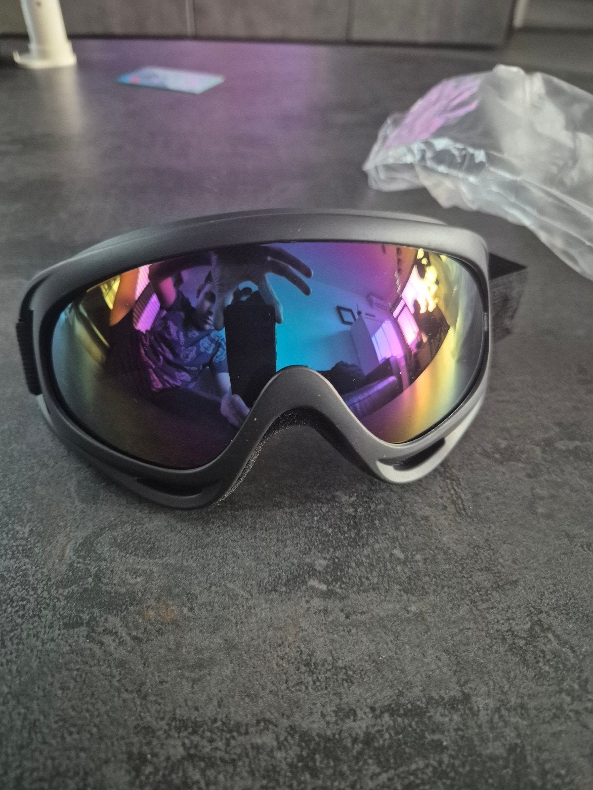 Ski-bril met regenbooglens, Ophalen, Nieuw, Overige merken