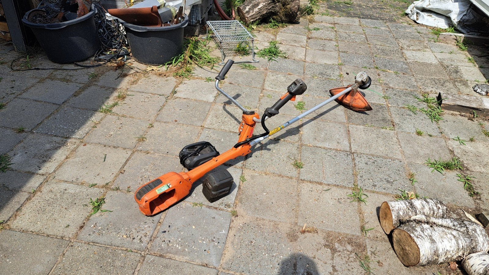 Husqvarna 536LiRX (accu)bosmaaier met accu en lader., Ophalen, Gebruikt, Accu, ????