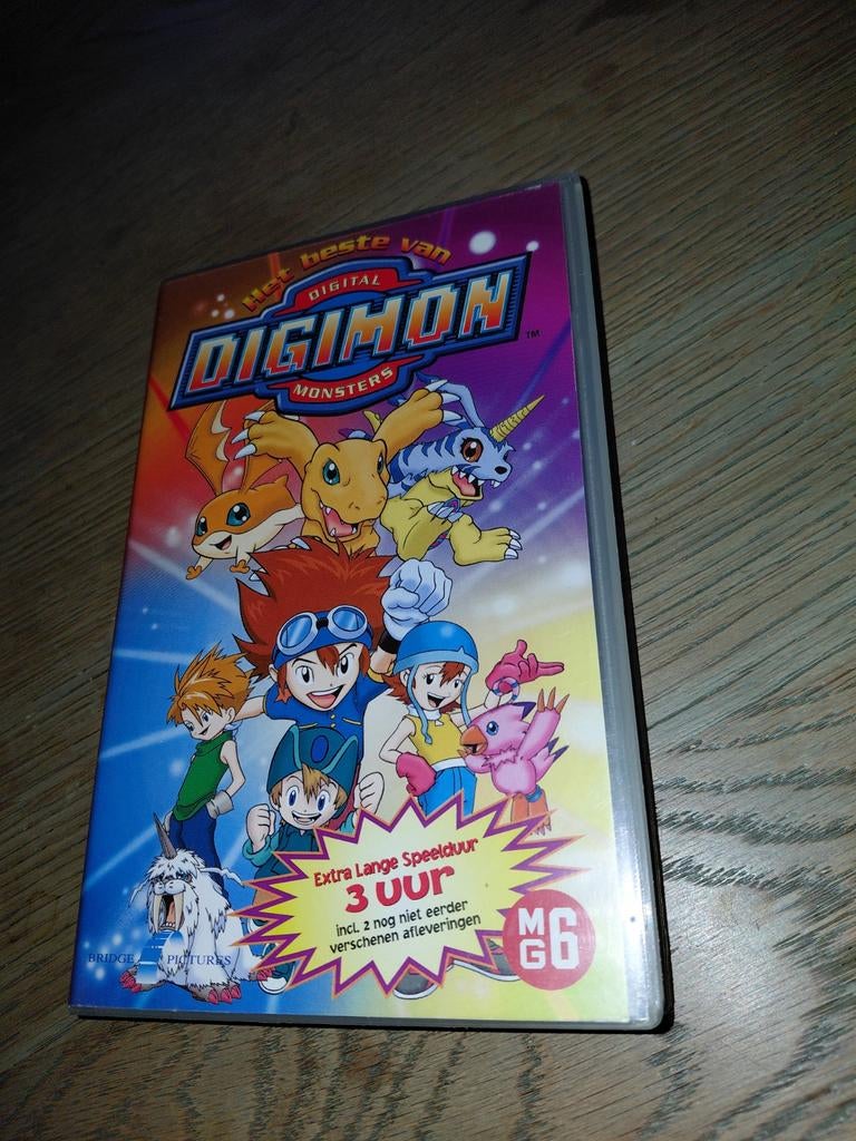 He5 Beste van Digimon videoband. Fox kids. 3 uur speelduur, Cd's en Dvd's, Gebruikt, Alle leeftijden, Kinderprogramma's en -films
