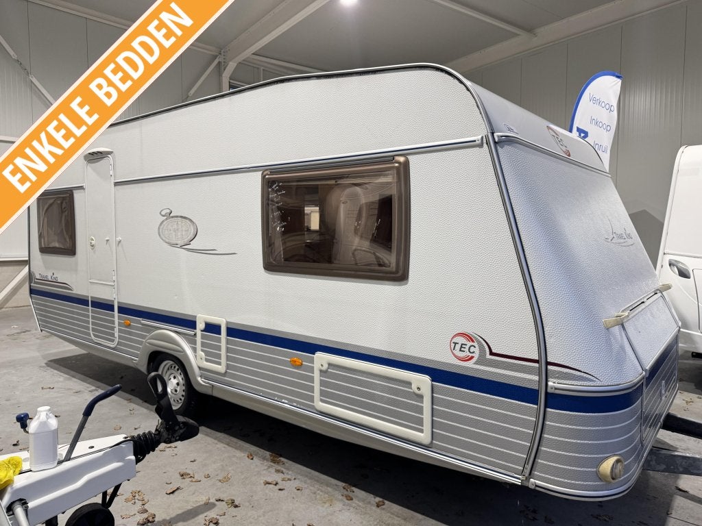 TEC Travel King 555 TE / enkele bedden / voortent, Caravans en Kamperen, T.E.C., Rondzit, Bedrijf, 5 tot 6 meter
