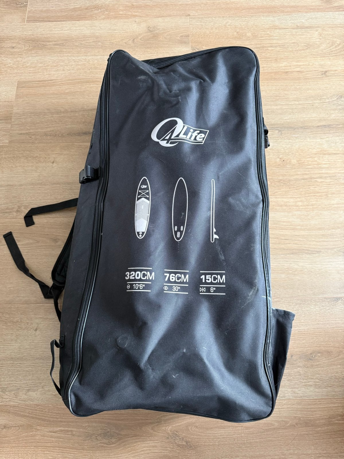Foto 4 van SUP Board QLife: 320x76x15 met accessoires en rugzak