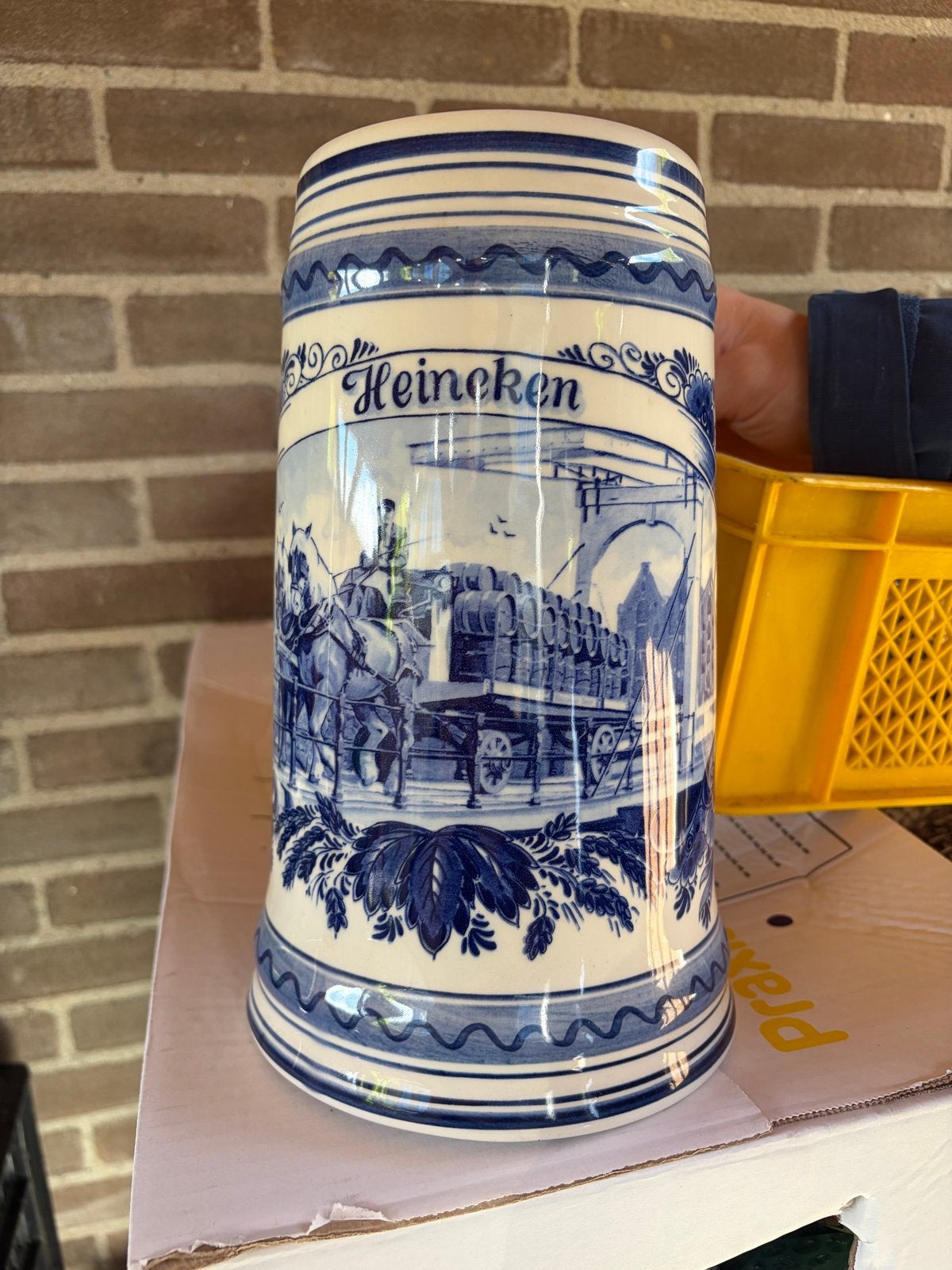 Heineken 't Delfsche Huys Delft Blue Bierpul, Ophalen of Verzenden
