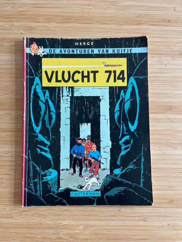 De avonturen van kuifje vlucht 714, Boeken, Stripboeken, Eén stripboek, Ophalen, Gelezen