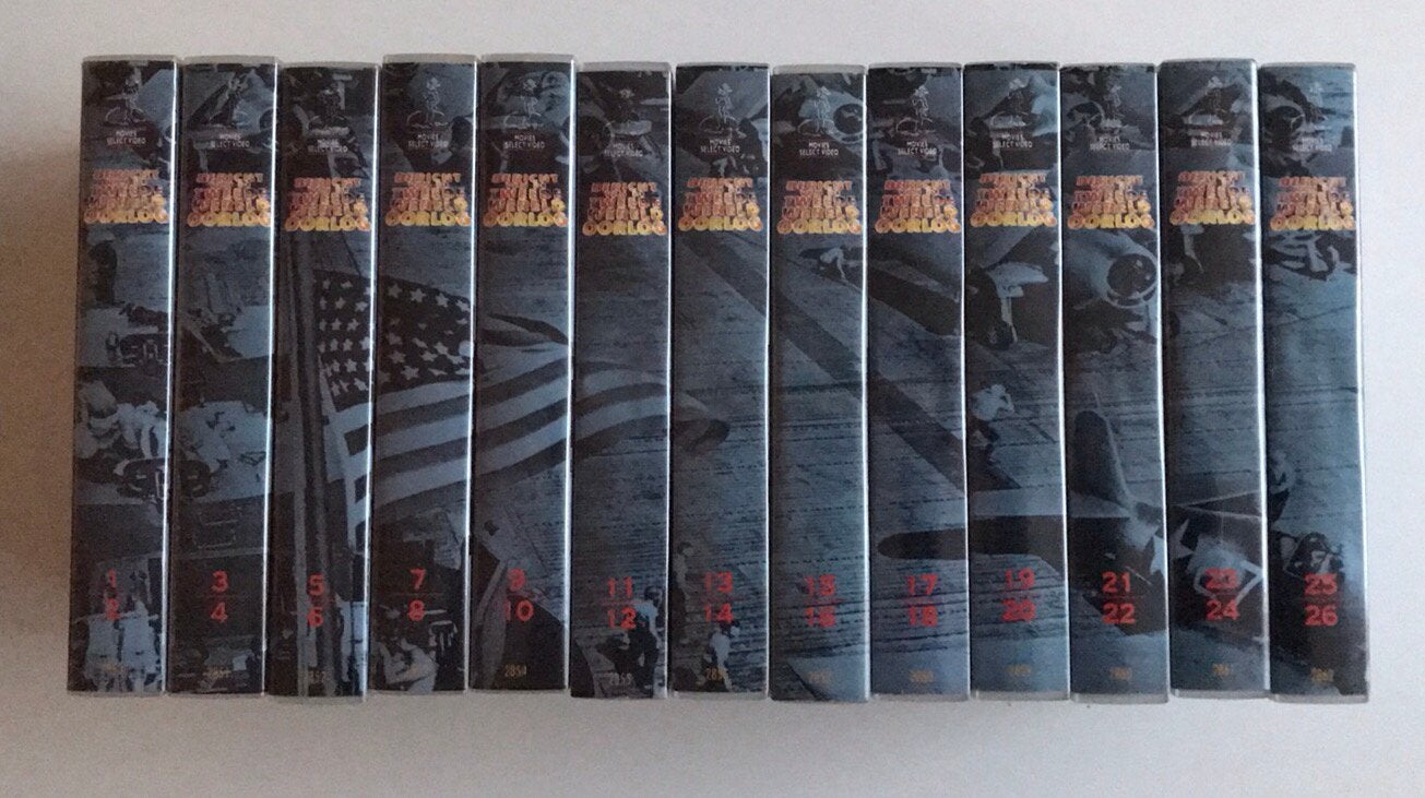 13 VHS video serie “Bericht van de Tweede Wereldoorlog”, Vanaf 16 jaar, Ophalen of Verzenden, Zo goed als nieuw