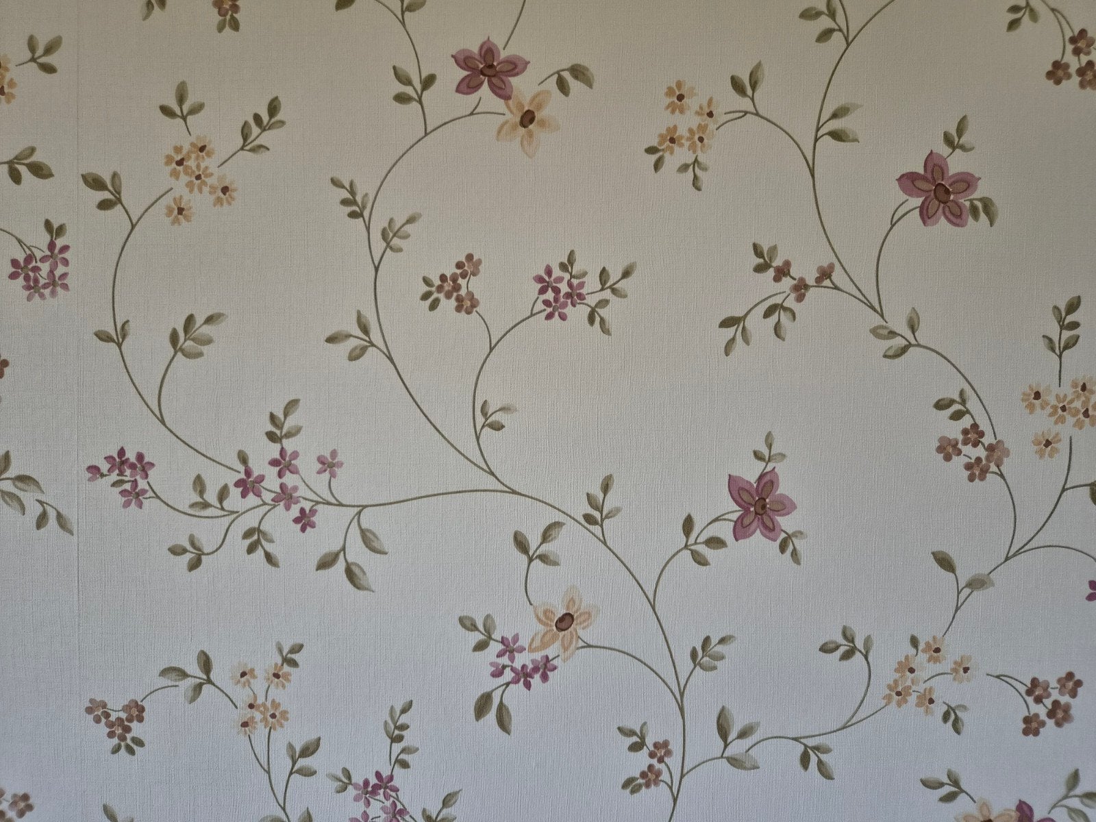 AS CREATION vliesbehang bloemetjes, Ophalen of Verzenden, Blauw, Bloemen, Romantisch