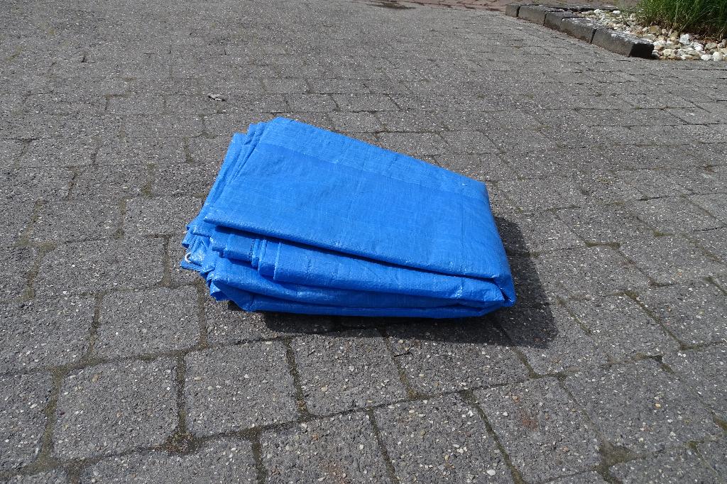 Afdekzeil, Ophalen, Zo goed als nieuw, 15 m² of meer, Zeil
