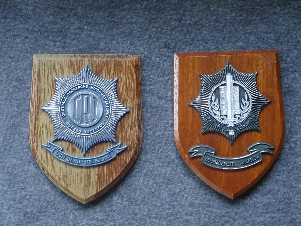 Politie heraldiek, wapenschildjes., Ophalen of Verzenden, Overige soorten, Nederland, Embleem of Badge